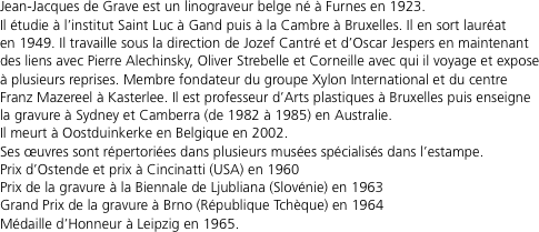 Jean-Jacques de Grave est un